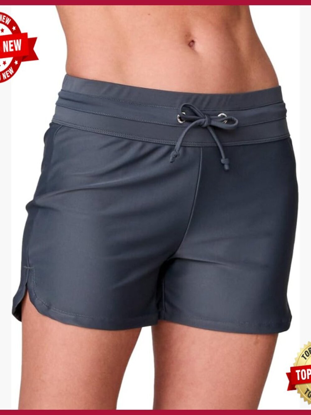 Women's 3.5" Swim Board Shorts UPF 50+ Quick Dry Beach Pool Bottom